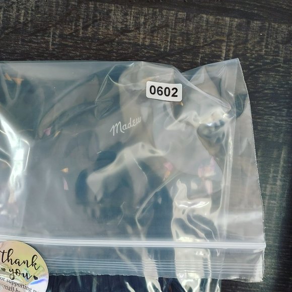 Madewell Womens S Black Floral Smocked Blouse Long Sleeve Romantic Boho Chic - Picture 13 of 13